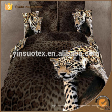 Coton design animal 3d housse d&#39;oreiller imprimé